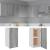 Dulap suspendat, gri sonoma, 29,5x31x60 cm, lemn prelucrat GartenMobel Dekor