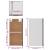 Dulap suspendat, stejar maro, 29,5x31x60 cm, lemn prelucrat GartenMobel Dekor