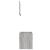 Set mobilier de baie, 2 piese, gri sonoma, lemn prelucrat GartenMobel Dekor