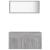 Set mobilier de baie, 2 piese, gri sonoma, lemn prelucrat GartenMobel Dekor
