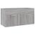 Set mobilier de baie, 2 piese, gri sonoma, lemn prelucrat GartenMobel Dekor