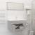 Set mobilier de baie, 2 piese, gri sonoma, lemn prelucrat GartenMobel Dekor