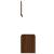 Set mobilier de baie, 2 piese, stejar maro, lemn prelucrat GartenMobel Dekor