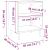 Noptiere, 2 buc., gri beton, 40x30x50 cm, lemn compozit GartenMobel Dekor