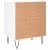 Noptiere, 2 buc, alb, 40x30x50 cm, lemn compozit GartenMobel Dekor
