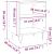 Noptiere, 2 buc., gri beton, 40x30x50 cm, lemn compozit GartenMobel Dekor