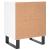 Noptiere, 2 buc, alb, 40x30x50 cm, lemn compozit GartenMobel Dekor
