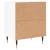 Noptiere, 2 buc, alb, 40x30x50 cm, lemn compozit GartenMobel Dekor