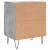 Noptiere, 2 buc., gri beton, 40x30x50 cm, lemn compozit GartenMobel Dekor