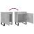 Noptiere, 2 buc., gri beton, 40x30x50 cm, lemn compozit GartenMobel Dekor