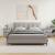 Noptiere, 2 buc., gri beton, 40x35x50 cm, lemn compozit GartenMobel Dekor