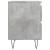 Noptiere, 2 buc., gri beton, 40x35x50 cm, lemn compozit GartenMobel Dekor
