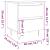 Noptiere, 2 buc., gri beton, 40x35x50 cm, lemn compozit GartenMobel Dekor