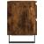 Noptiere, 2 buc., stejar fumuriu, 40x35x50 cm, lemn compozit GartenMobel Dekor