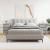 Noptiere, 2 buc., gri beton, 40x35x69 cm, lemn compozit GartenMobel Dekor