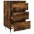 Noptiere, 2 buc., stejar fumuriu, 40x35x69 cm, lemn compozit GartenMobel Dekor