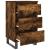 Noptiere, 2 buc., stejar fumuriu, 40x35x69 cm, lemn compozit GartenMobel Dekor