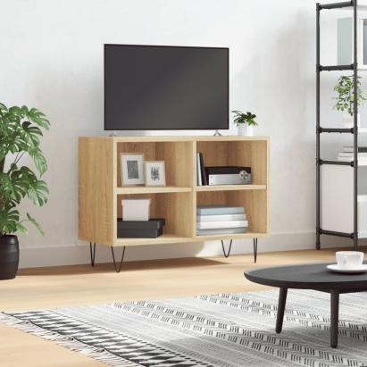 Comodă TV, stejar sonoma, 69,5x30x50 cm, lemn compozit GartenMobel Dekor