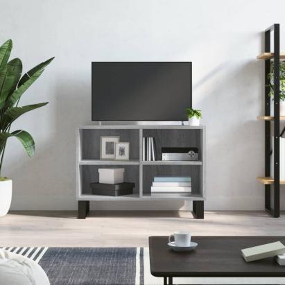 Comodă TV, gri sonoma, 69,5x30x50 cm, lemn compozit GartenMobel Dekor