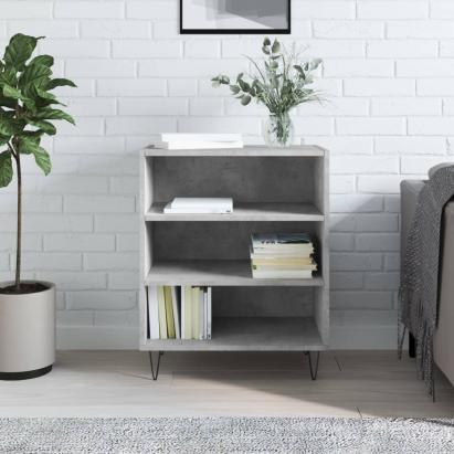 Servantă, gri beton, 57x35x70 cm, lemn compozit GartenMobel Dekor