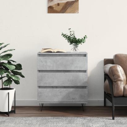 Servantă, gri beton, 60x35x70 cm, lemn prelucrat GartenMobel Dekor