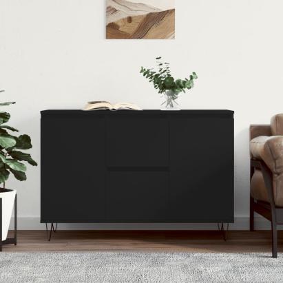 Servantă, negru, 104x35x70 cm, lemn prelucrat GartenMobel Dekor