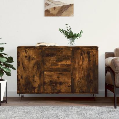 Servantă, stejar fumuriu, 104x35x70 cm, lemn prelucrat GartenMobel Dekor