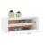Pantofar de perete, alb, 100x35x38 cm, lemn compozit GartenMobel Dekor