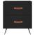 Noptiere, 2 buc., negru, 40x35x47,5 cm, lemn compozit GartenMobel Dekor