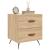 Noptiere, 2 buc., stejar sonoma, 40x35x47,5 cm, lemn compozit GartenMobel Dekor