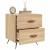 Noptiere, 2 buc., stejar sonoma, 40x35x47,5 cm, lemn compozit GartenMobel Dekor