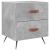 Noptiere, 2 buc., gri beton, 40x35x47,5 cm, lemn compozit GartenMobel Dekor