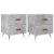 Noptiere, 2 buc., gri beton, 40x35x47,5 cm, lemn compozit GartenMobel Dekor