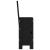 Scaune de bar, 2 buc., negru, 40x42x120 cm, lemn masiv de pin GartenMobel Dekor