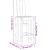 Scaune de bar, 2 buc., negru, 40x42x120 cm, lemn masiv de pin GartenMobel Dekor