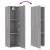 Dulap TV montat pe perete, gri sonoma, 30,5x30x110 cm GartenMobel Dekor