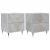 Noptiere, 2 buc., gri beton, 40x35x47,5 cm, lemn compozit GartenMobel Dekor