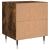 Noptiere, 2 buc., stejar fumuriu, 40x35x47,5 cm, lemn compozit GartenMobel Dekor