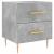 Noptiere, 2 buc., gri beton, 40x35x47,5 cm, lemn compozit GartenMobel Dekor