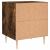 Noptiere, 2 buc., stejar fumuriu, 40x35x47,5 cm, lemn compozit GartenMobel Dekor