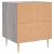 Noptiere, 2 buc., gri sonoma, 40x35x47,5 cm, lemn compozit GartenMobel Dekor