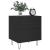 Noptiere, 2 buc., negru, 40x35x47,5 cm, lemn compozit GartenMobel Dekor