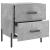Noptiere, 2 buc., gri beton, 40x35x47,5 cm, lemn compozit GartenMobel Dekor