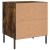 Noptiere, 2 buc., stejar fumuriu, 40x35x47,5 cm, lemn compozit GartenMobel Dekor