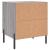 Noptiere, 2 buc., gri sonoma, 40x35x47,5 cm, lemn compozit GartenMobel Dekor