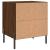 Noptiere, 2 buc., stejar maro, 40x35x47,5 cm, lemn compozit GartenMobel Dekor
