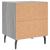 Noptiere, 2 buc., gri sonoma, 40x35x47,5 cm, lemn compozit GartenMobel Dekor