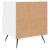 Noptiere, 2 buc., alb, 40x35x47,5 cm, lemn compozit GartenMobel Dekor