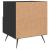 Noptiere, 2 buc., negru, 40x35x47,5 cm, lemn compozit GartenMobel Dekor