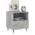 Noptiere, 2 buc., gri beton, 40x35x47,5 cm, lemn compozit GartenMobel Dekor